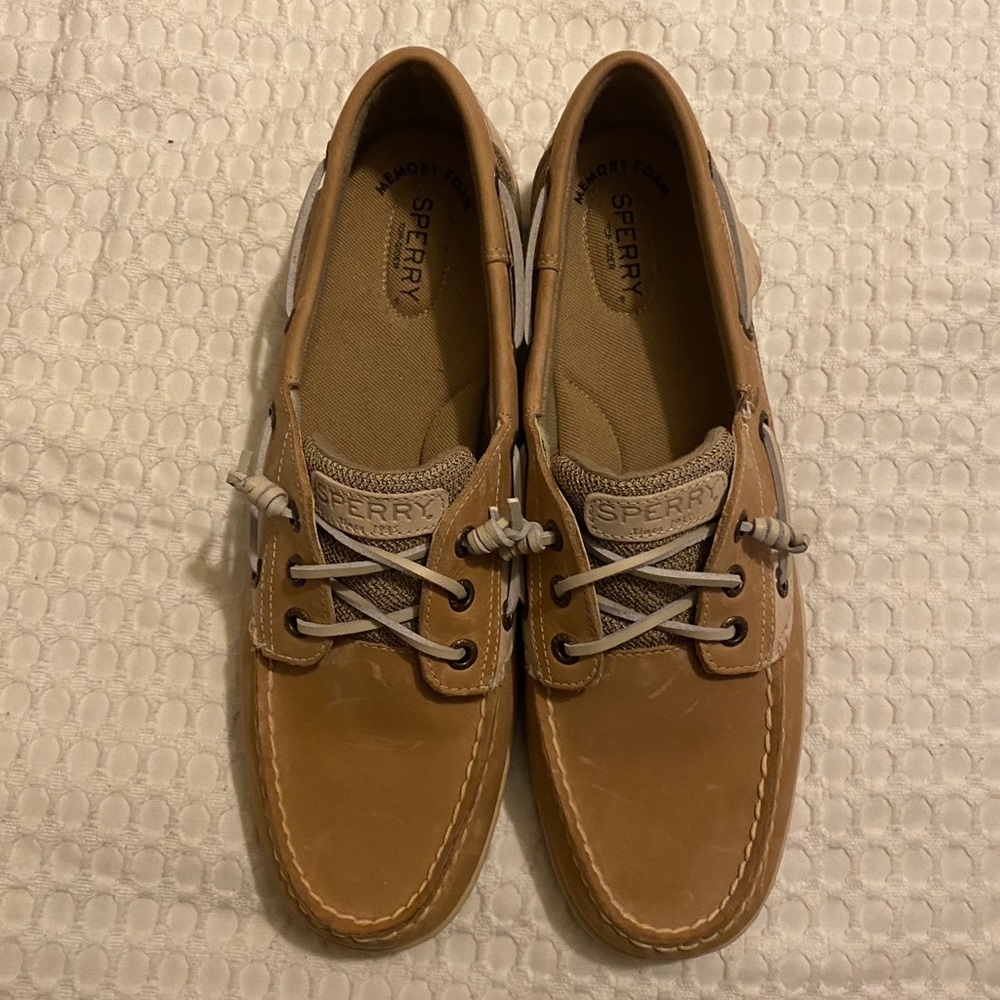 Sperry Tan Leather Loafers